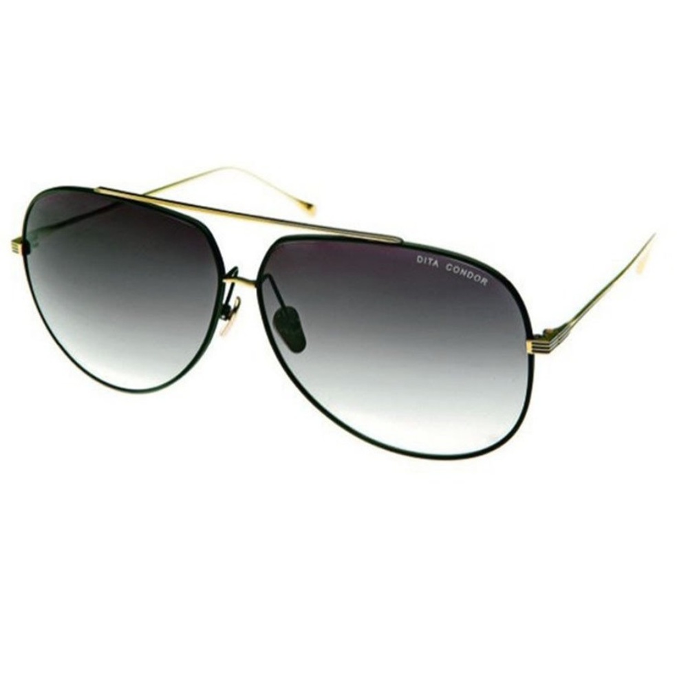 Dita Condor Aviator Sunglasses (21005D - Black)